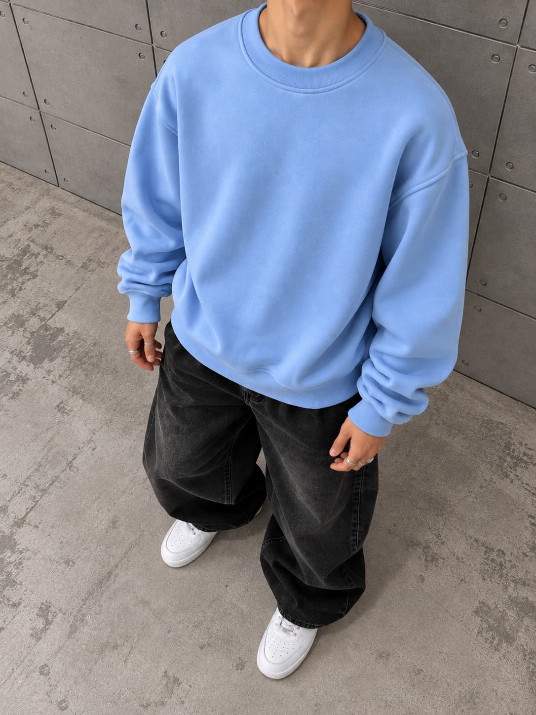 Basic Bebe Mavi Sweatshirt